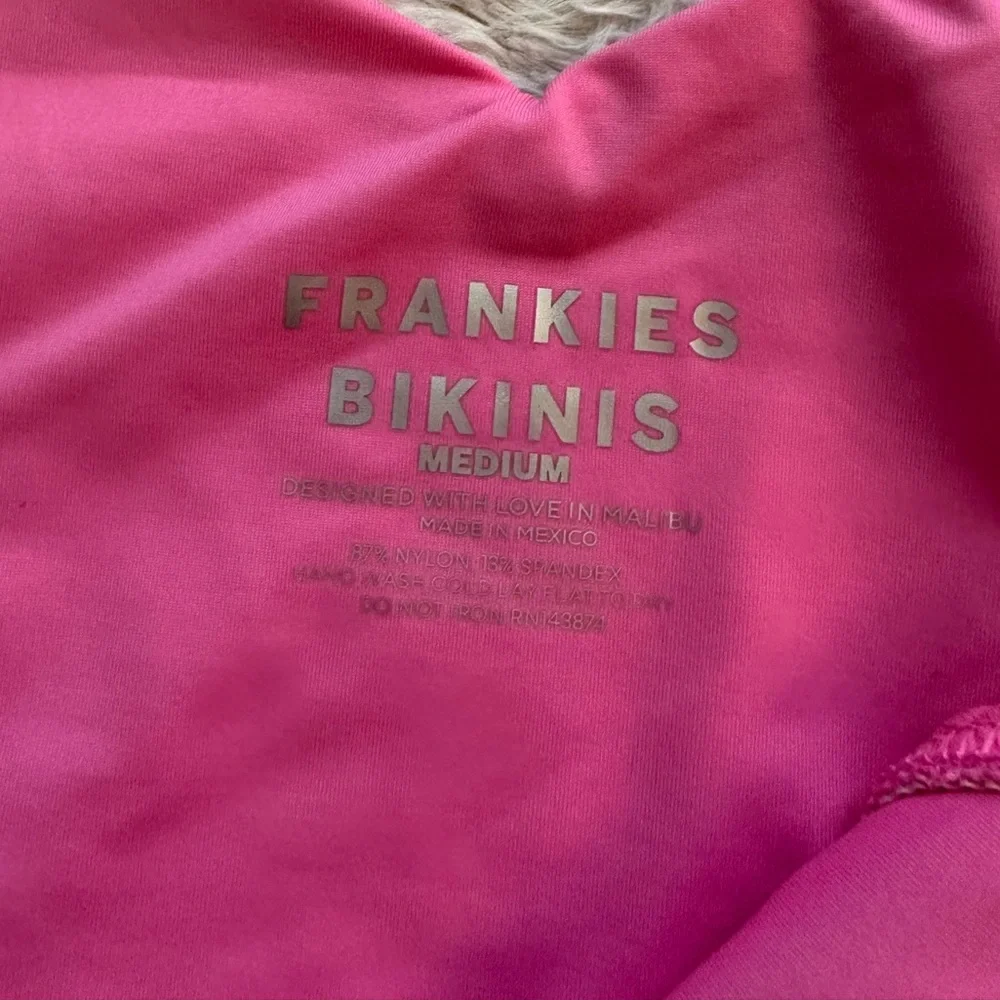 Frankies Bikinis Enzo Ribbed Cheeky Rib Bikini Bottom NWT